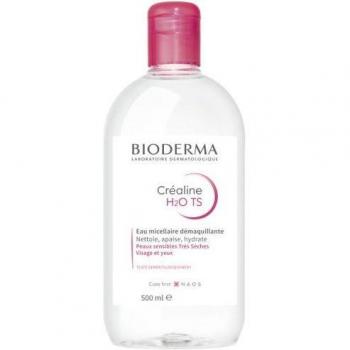 CREALINE TS H2O Solución Micelar para pieles muy secas sin perfume - Frasco de 500 ml