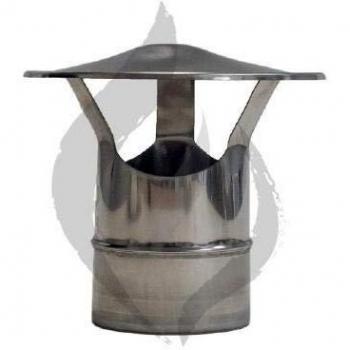 SOMBRERO INOXIDABLE ASI 316L DOBLE PARED EXOJO PARA ESTUFA