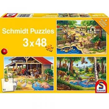 Schmidt Spiele 56203 - All my Favorite Animals - 48 pieces puzzle