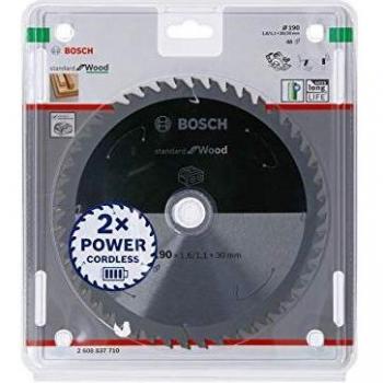 Disco de Sierra Circular Bosch Standard For Wood 190x1,6/1,1x30 T48