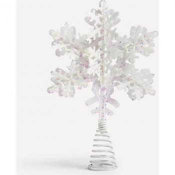 Tope de árbol Copo de nieve irisado Navidad El Corte Inglés