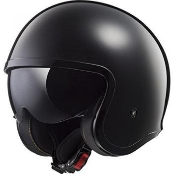 LS2 Casco de moto SPITFIRE Negro, Negro, XL