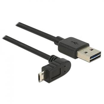 Cable USB DeLOCK 83858 5m USB 2.0 A-Micro B Negro