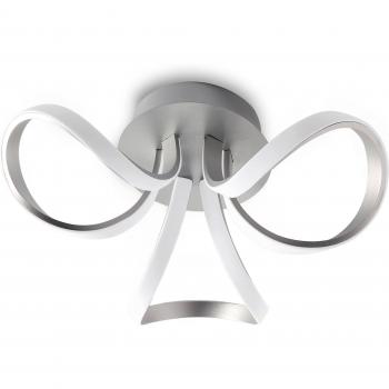 Plafón LED 36w plata KNOTLED