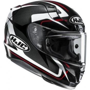 HJC Helmets 2336_25167 Casco de Moto RPHA 11 Bludom MC5, Hombre, Negro y Rojo, Extra-Large
