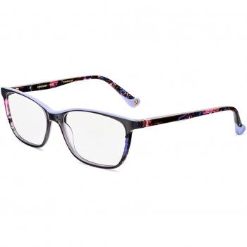 Etnia Barcelona Constanza BKPU Women's Eyeglasses Black Size 54 (Frame Only) - Blue Light Block Available