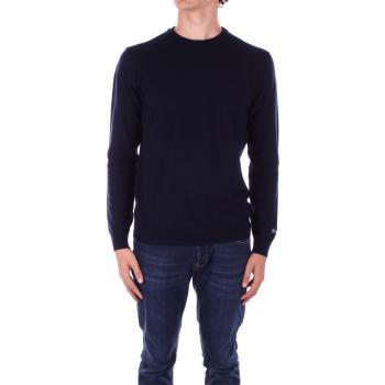 Woolrich Men's Blue Round-neck Knitwear Sweater Size S