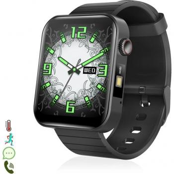 Smartwatch T68+ con termómetro, linterna y monitor cardiaco