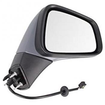 Espejo retrovisor Alkar 9040446, Espejos Exteriores, diseño aerodinámico, ajuste manual, cristal convexo para mayor visibilidad, acabado en negro mate