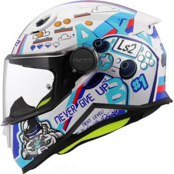 Casco Integral LS2 FF812 Kid Next Level Blanco Rojo Azul Talla S