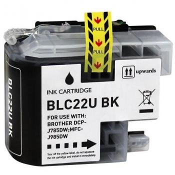 Cartucho de Tinta Genérico Brother LC22U Negro - Reemplaza LC22UBKBP