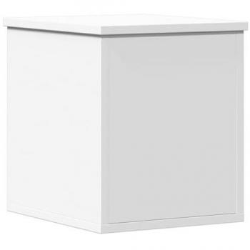 Caja de almacenaje blanca 30x35x35 cm en madera de ingeniería