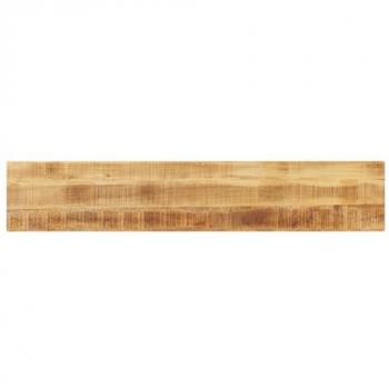 Tablero de mesa rectangular de madera maciza de mango 180x40x2,5 cm