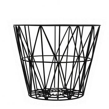 Ferm Living Wire Basket - Black - Medium - h40 x b50 cm