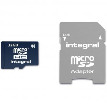 Integral INTF1032GB - Tarjeta de Memoria Micro SDHC de 32 GB