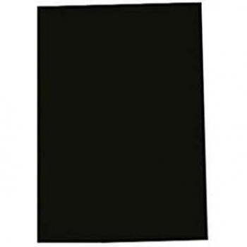 Gbc ESP425504 PolyOpaque Caja de 100 portadas de polipropileno, 0.5 mm, negro