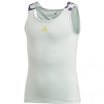 Camiseta de Tirantes Adidas Keyhole para Niñas - Mint/Dash Green/Shock Yellow