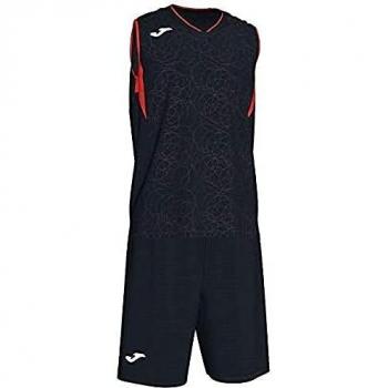 Joma Campus Set De 2 Piezas, Hombre, Negro/Rojo, S