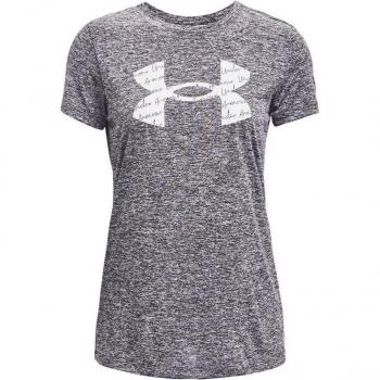 Camiseta de Manga Corta Mujer Under Armour Tech Twist Gris