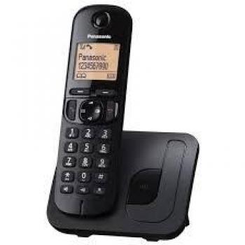 Teléfono Inalámbrico Panasonic KX-TGC210FXB - Pantalla Integrada, Identificador de Llamadas, Agenda de 50 Entradas, Altavoz, Color Negro