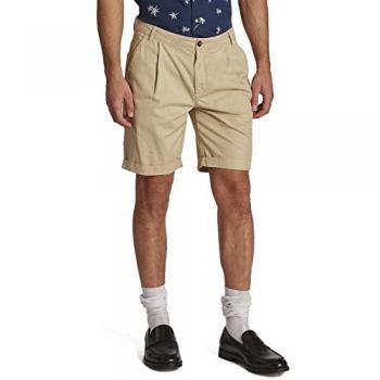 Bermuda de Hombre La Martina Beige con Bajo de Corte Recto TMB004-TL121