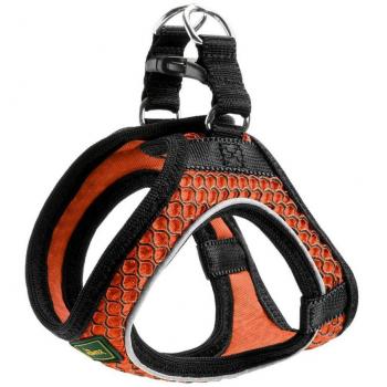 Arnés Ajustable Hilo Comfort Naranja para Perros de Raza Pequeña