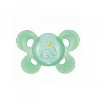 Chupete Silicona Chicco® Physio Anatómico Confort 4 M+ Luminoso