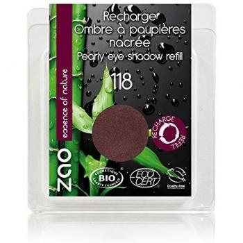 Zao Recarga De Sombra De Ojos Nacarada 3 Gr 118 Prune