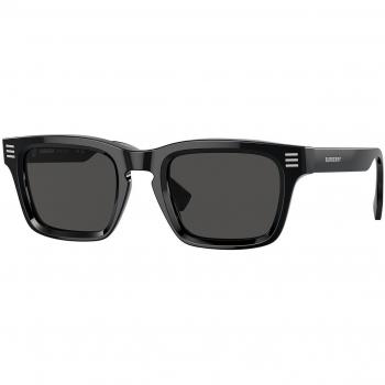 Burberry BE4403F Asian Fit 300187 Anteojos de Sol para Hombre Negros, 51 mm, lentes oscuros, diseño elegante y moderno, ajuste asiático