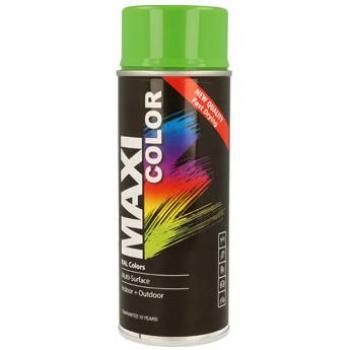 Pintura Spray Maxi Color Brillo 400 ml RAL 6018 Verde Amarillento Motip