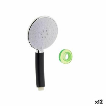 Alcachofa de Ducha Negro Metal Premium con Sistema Antical 10,5 x 24 x 5 cm (12 Unidades)