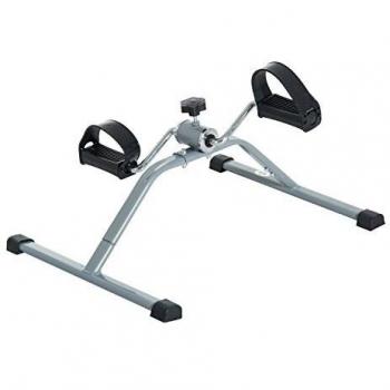 HOMCOM Mini Bicicleta Estática de Acero para Pedalear Aparato de Ejercicios 2 en 1 Brazos y Piernas 40x53x29cm