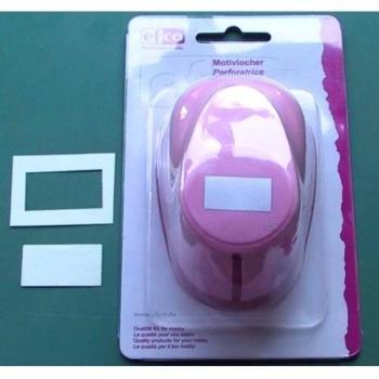 Efco - Perforadora de Rectángulo, Rosa, 33 x 18 mm
