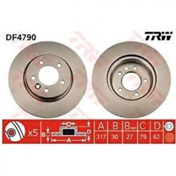 TRW Automotive AfterMarket DF4790 Brake Disc