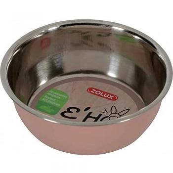 Zolux Cuenco Ehop de Acero Inoxidable Rosa para Roedores