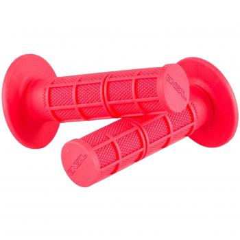 O'NEAL | Motocross Grips | Moto Enduro | Gomas de Agarre con Estructura de gofre de Medio Lado, Grado de dureza Medium | MX Grip Waffle Neon Pink | Pink | One Size