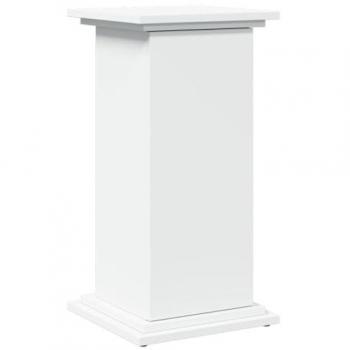 vidaXL Display Stand with Storage White 31x30x60 cm Engineered Wood