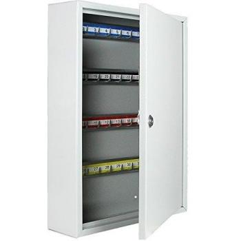 HMF 13564-07 Armario para llaves, 64 ganchos, 45 x 30 x 8 cm , gris