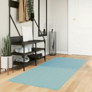 Alfombra de pelo corto Oviedo verde 80x200 cm