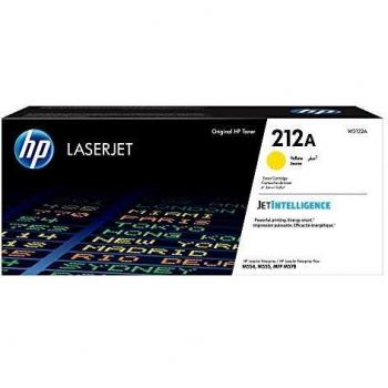HP W2122A 212A Original LaserJet Toner Cartridge, Yellow, Single Pack