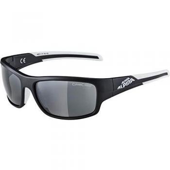 Alpina Testido Gafas de ciclismo, Unisex adulto, Negro