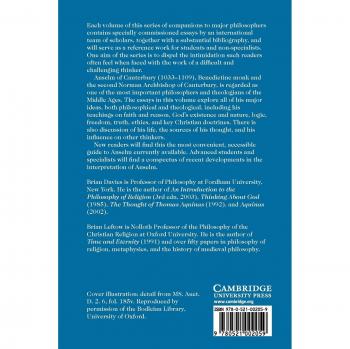 The Cambridge Companion to Anselm: A Philosophical Guide