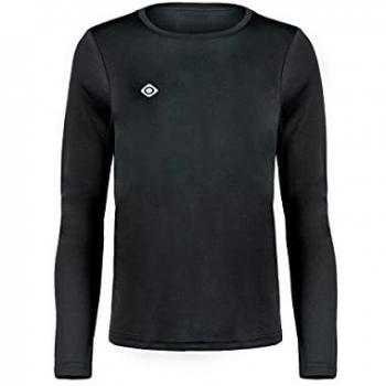 Camiseta Técnica de Manga Larga para Hombre Izas Creus II con Tecnología Dry Fit y Hydrospeed - Color Negro - Talla XL