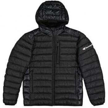 Chaqueta de hombre Champion con capucha, negra, modelo Legacy Outdoor, ligera y resistente al agua