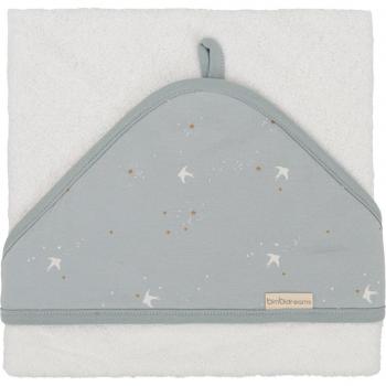 Bimbidreams Maxicapa de Baño Spring - Capa de baño suave y absorbente, diseño colorido y alegre, fabricada en algodón 100%, ideal para bebés y niños pequeños, con capucha para mayor calidez,