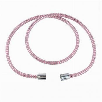 Tubo Flexible de Ducha 2 Metros PVC Rosa Recambio 87295