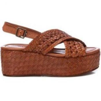 Sandalias de cuña de piel para mujer Carmela - Modelo 161638