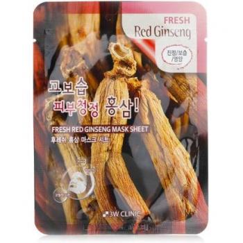 3W Clinic Fresh Red Ginseng Mask Sheet