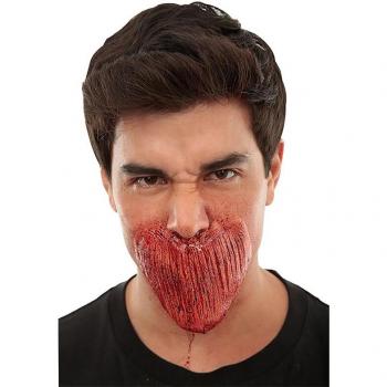 Disfraz de Látex Resistente Sin Boca para Halloween y Fiestas, Pintado a Mano, Talla Única Adulto