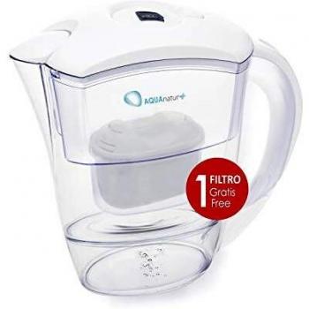 TM Electron Agua filtrante 2.5 litros mas, Blanco, Jarra + Filtro Gratis